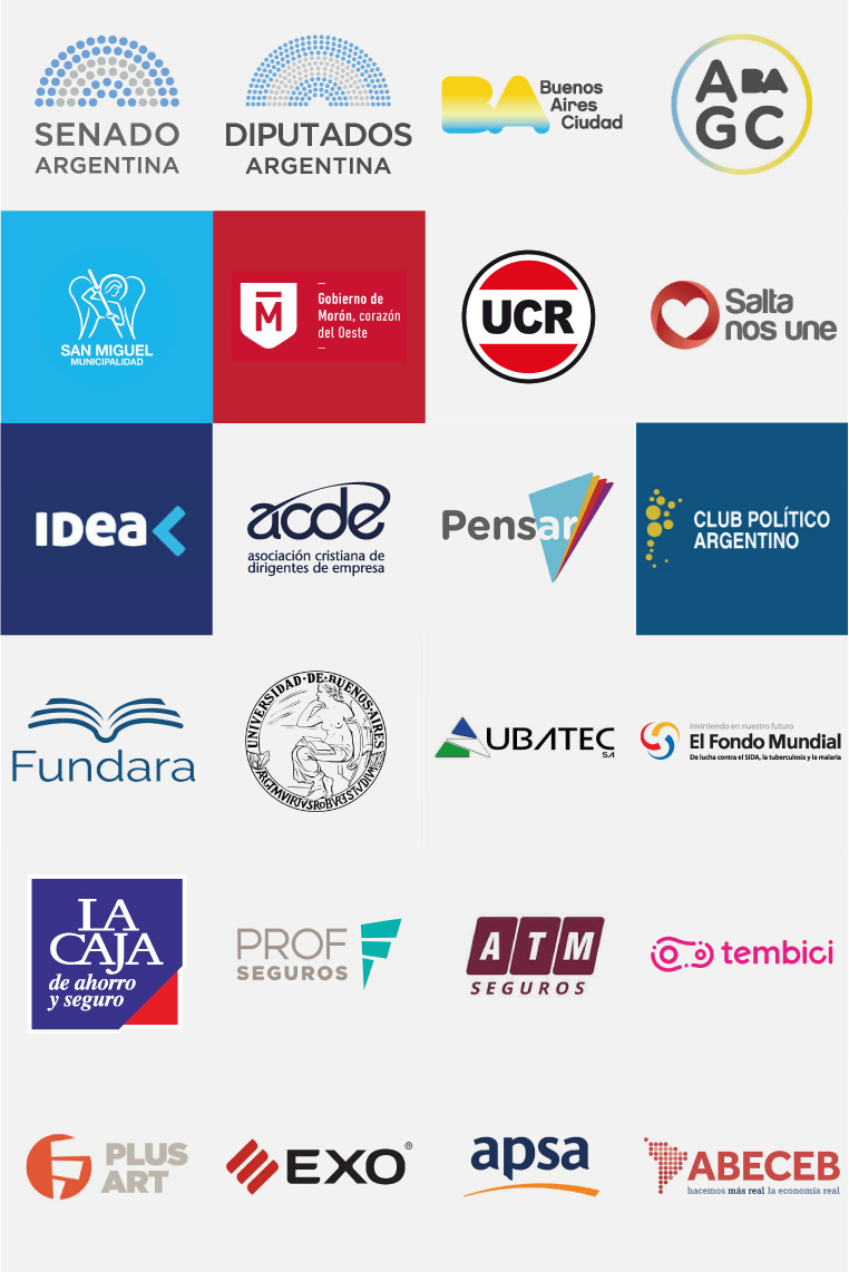 Estas son algunas de las organizaciones que confían en nosotros